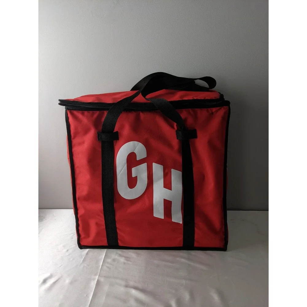 Grubhub Red Insulated Food Delivery Bag Bluemark GH-202010 Thermal Tote Large